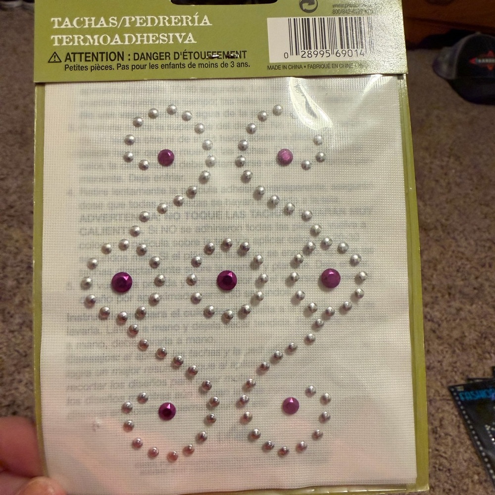 Assorted Iron-On Transfer Rhinestone Designs - Picture 2 of 9
